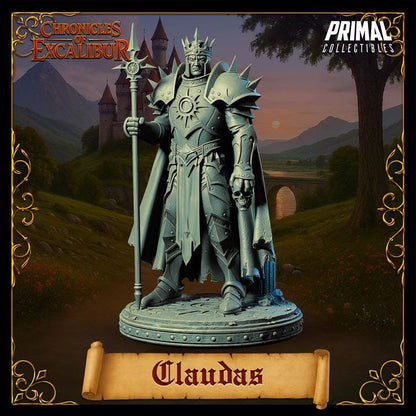 King Claudas - Chronicles of Excalibur - Unpainted Miniature
