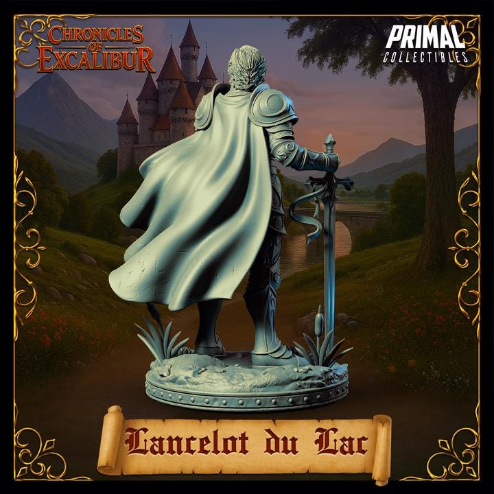 Lancelot du Lac - Chronicles of Excalibur - Unpainted Miniature