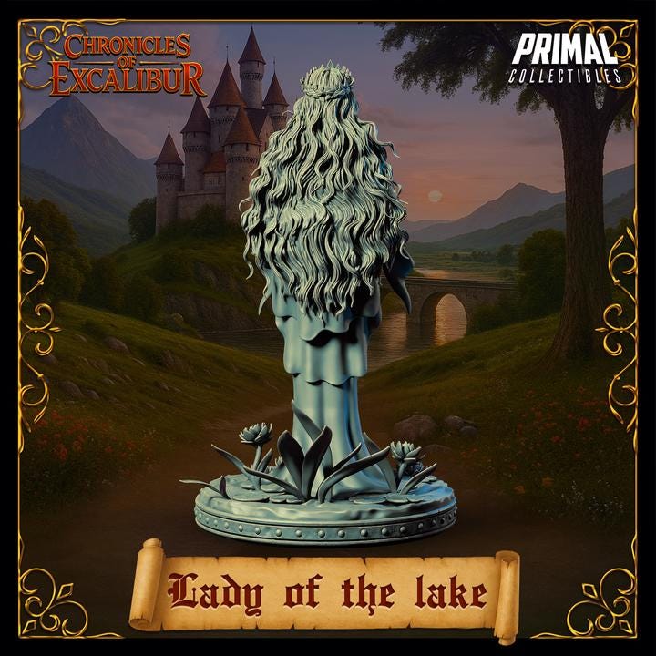 Lady of the Lake - Chronicles of Excalibur - Unpainted Miniature