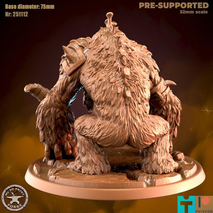 Yeti Boss - 32mm Scale - Unpainted Miniature