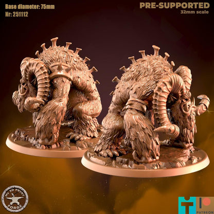 Yeti Boss - 32mm Scale - Unpainted Miniature