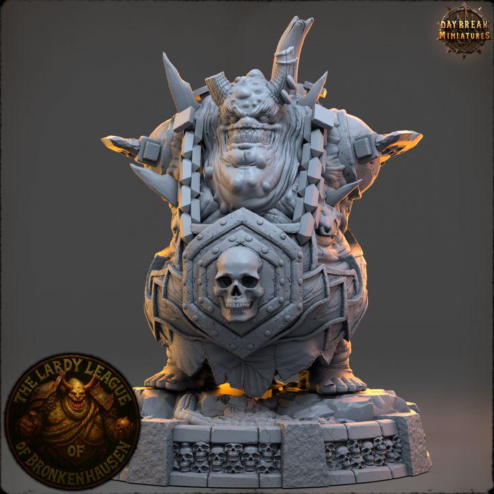 Blorch Crumplegorge - The Lardy League of Bronkenhausen - Unpainted Miniature