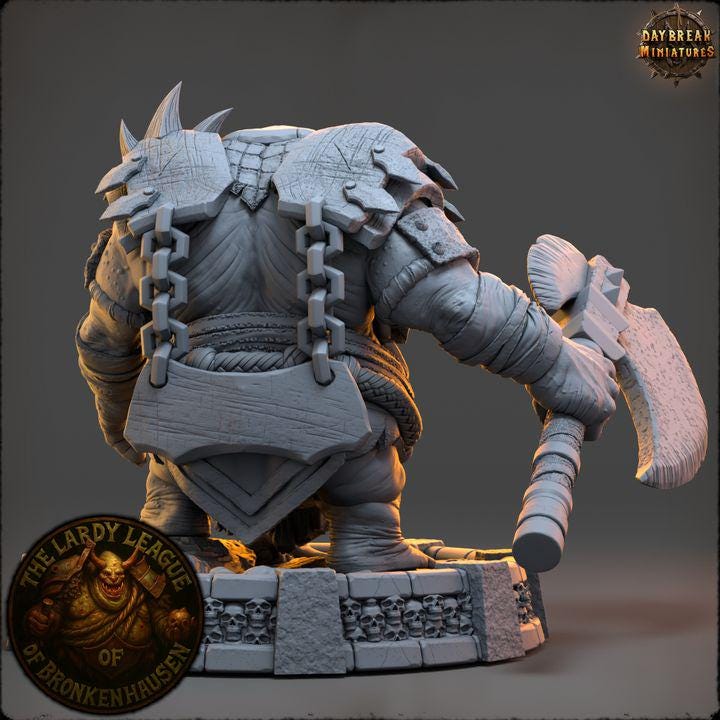 Slopgut Drindle - The Lardy League of Bronkenhausen - Unpainted Miniature