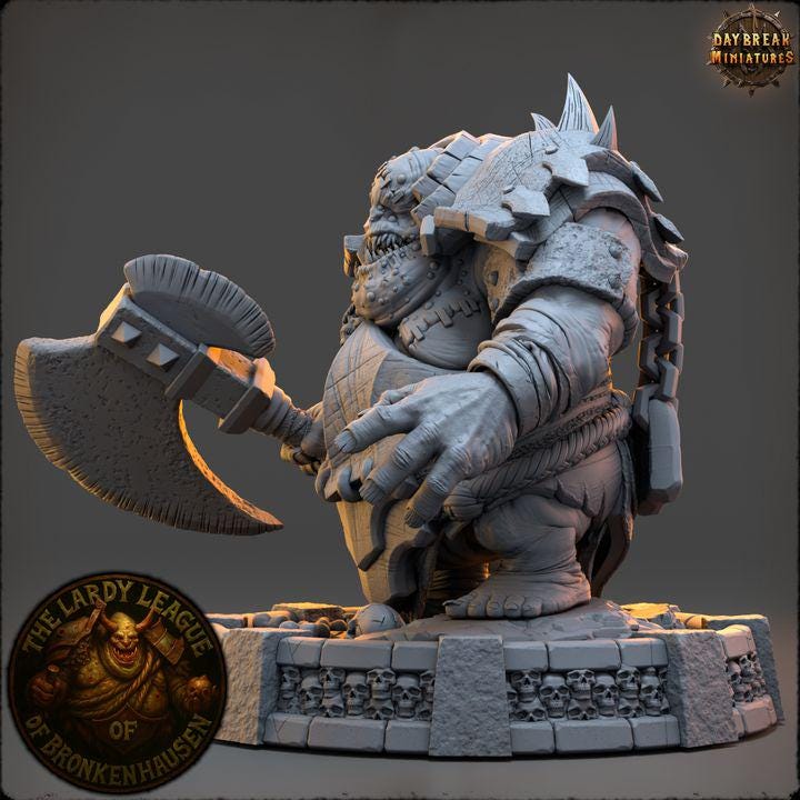 Slopgut Drindle - The Lardy League of Bronkenhausen - Unpainted Miniature