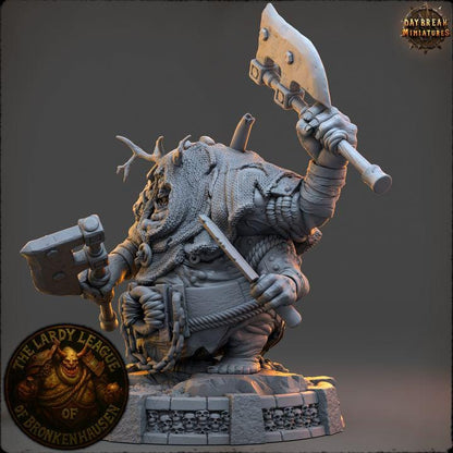 Grizzlefats Kornn - The Lardy League of Bronkenhausen - Unpainted Miniature