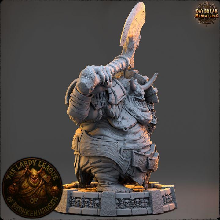 Morc the Maw - The Lardy League of Bronkenhausen - Unpainted Miniature