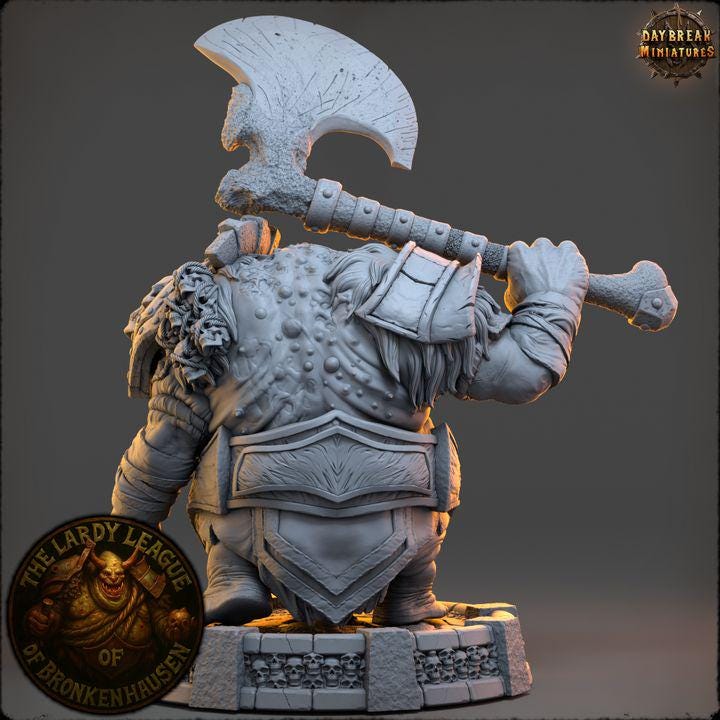 Morc the Maw - The Lardy League of Bronkenhausen - Unpainted Miniature