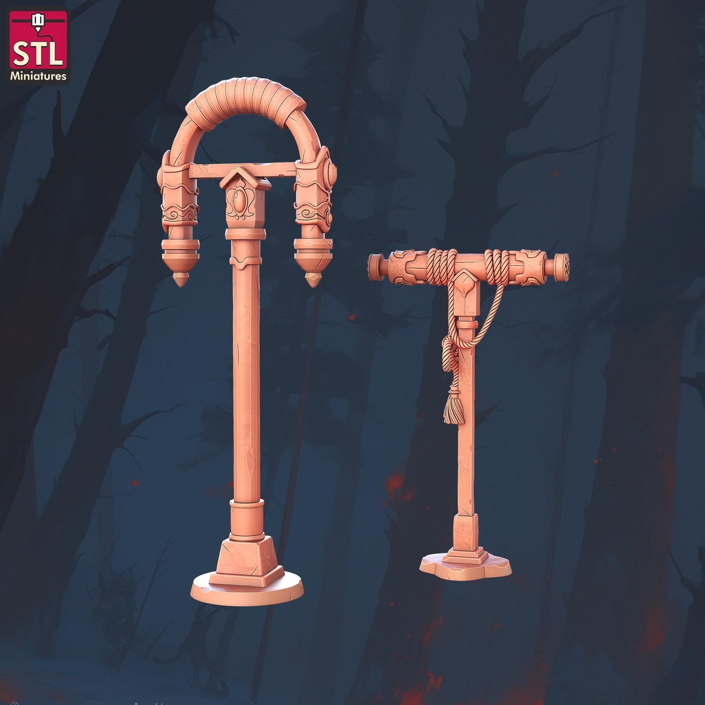 Animal Tamer Set - Townsfolk NPCs - 32mm Scale - Unpainted Miniature