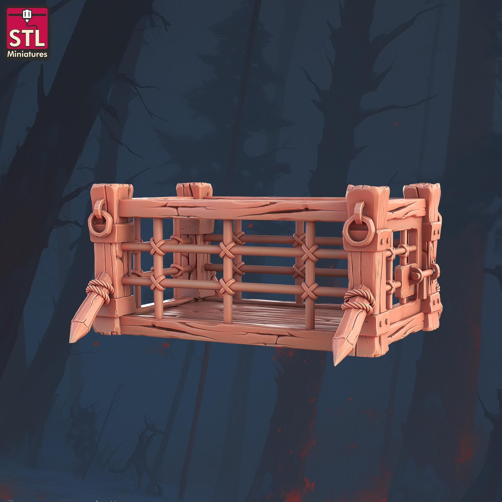 Crocodile Handler Set - Townsfolk NPCs - 32mm Scale - Unpainted Miniature