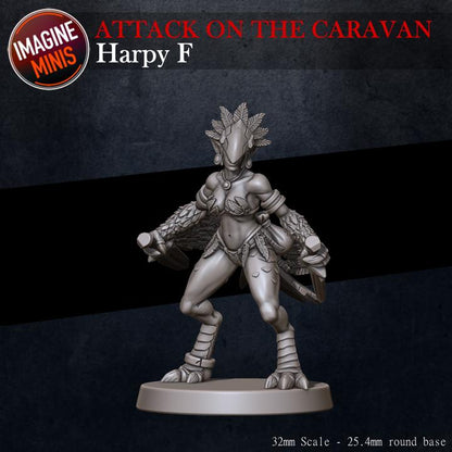 Harpy - Pose F - Unpainted Miniature
