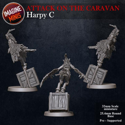 Harpy - Pose C - Unpainted Miniature