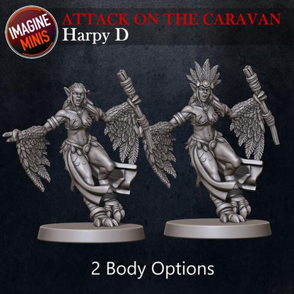 Harpy - Pose D - Unpainted Miniature