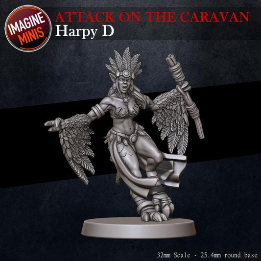 Harpy - Pose D - Unpainted Miniature