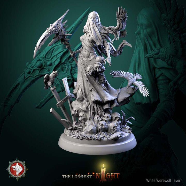 Plague Maiden - Unpainted Miniature