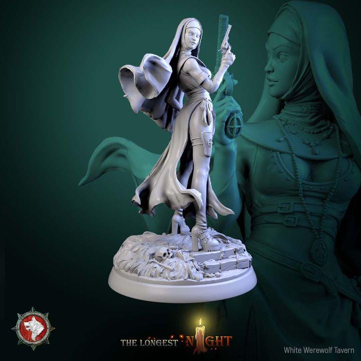 Sisters of the Hunt - Unpainted Miniature