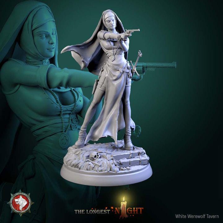 Sisters of the Hunt - Unpainted Miniature
