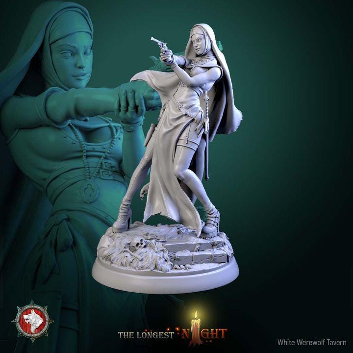 Sisters of the Hunt - Unpainted Miniature