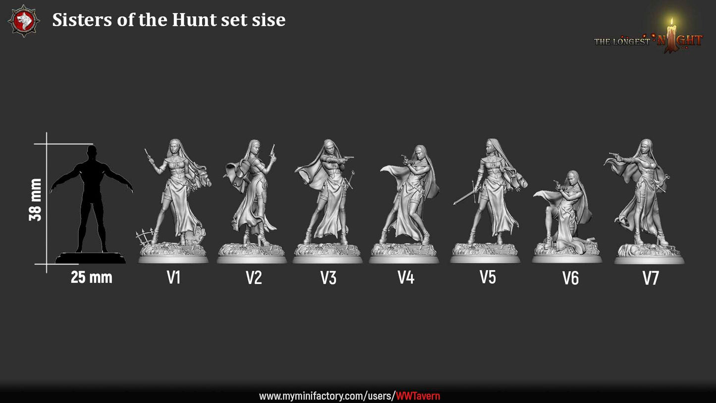 Sisters of the Hunt - Unpainted Miniature