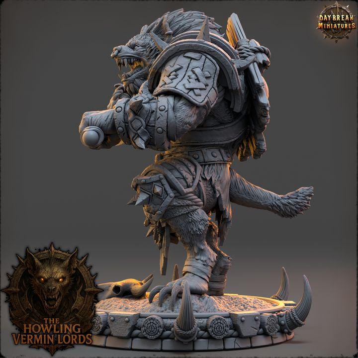 Snagga War-Howl - The Howling Vermin Lords - Unpainted Miniature