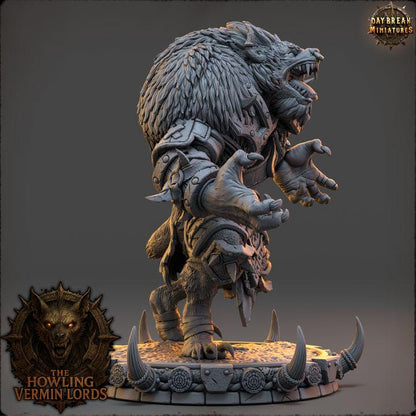 Zruul Laughing-Death - The Howling Vermin Lords - Unpainted Miniature