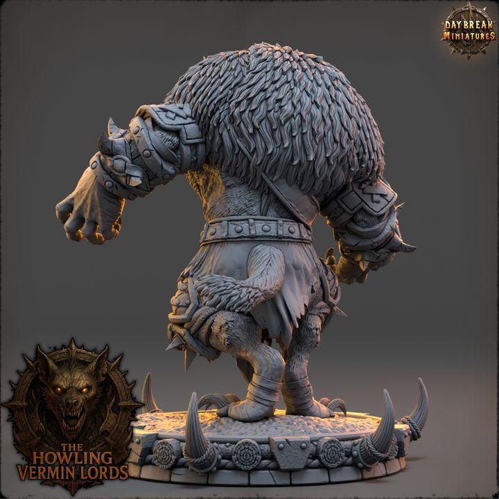 Zruul Laughing-Death - The Howling Vermin Lords - Unpainted Miniature