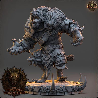 Zruul Laughing-Death - The Howling Vermin Lords - Unpainted Miniature