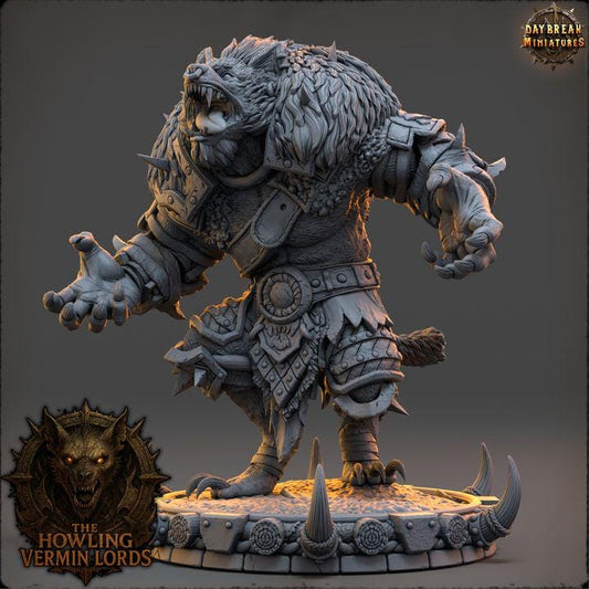 Zruul Laughing-Death - The Howling Vermin Lords - Unpainted Miniature