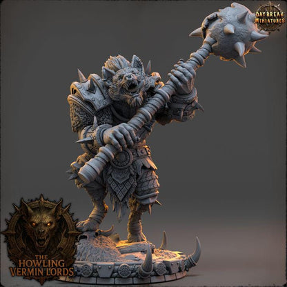 Ghrakka Dust-Hunter - The Howling Vermin Lords - Unpainted Miniature