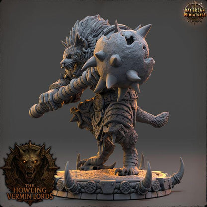 Fenruk the Carrion-Seer - The Howling Vermin Lords - Unpainted Miniature