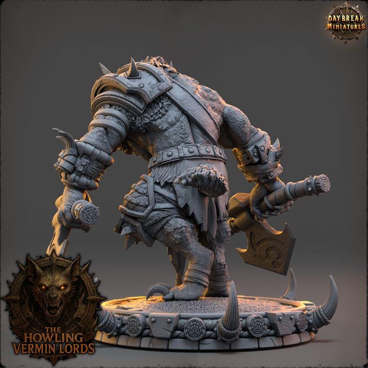 Shaggra Rot-Jester - The Howling Vermin Lords - Unpainted Miniature