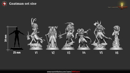 Goatmen - Unpainted Miniature