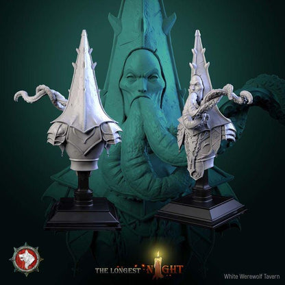 Cursed Priest - Unpainted Miniature Bust