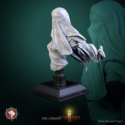 Plague Maiden - Unpainted Miniature Bust