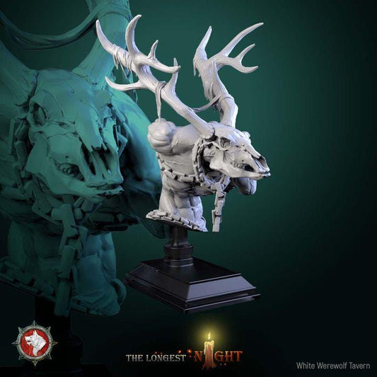 Wendigo - Unpainted Miniature Bust