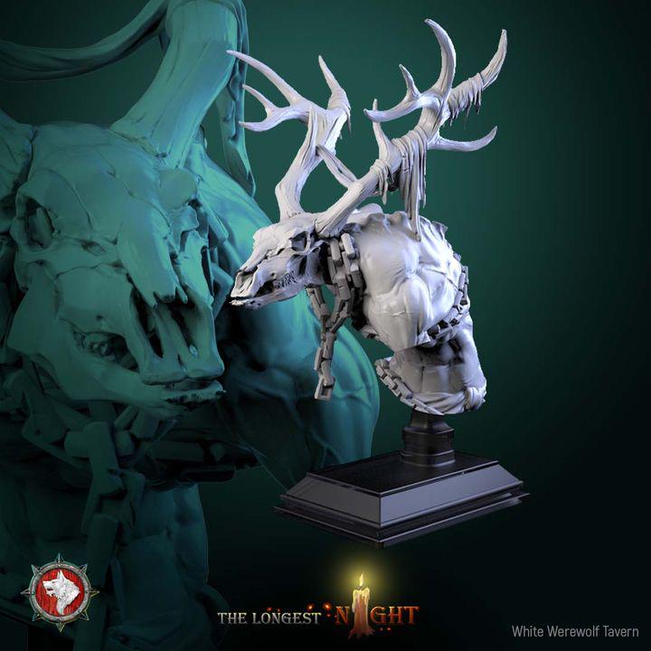 Wendigo - Unpainted Miniature Bust