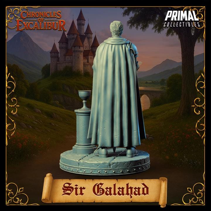Sir Galahad - Chronicles of Excalibur - Unpainted Miniature