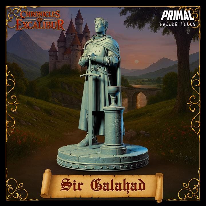 Sir Galahad - Chronicles of Excalibur - Unpainted Miniature