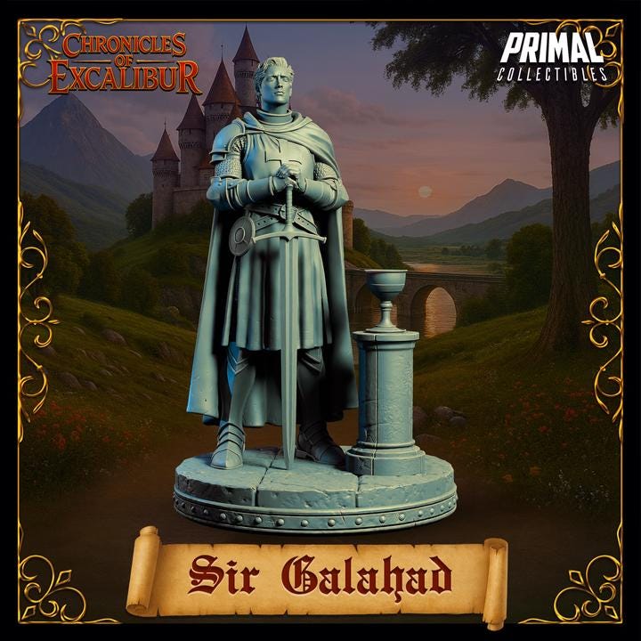 Sir Galahad - Chronicles of Excalibur - Unpainted Miniature
