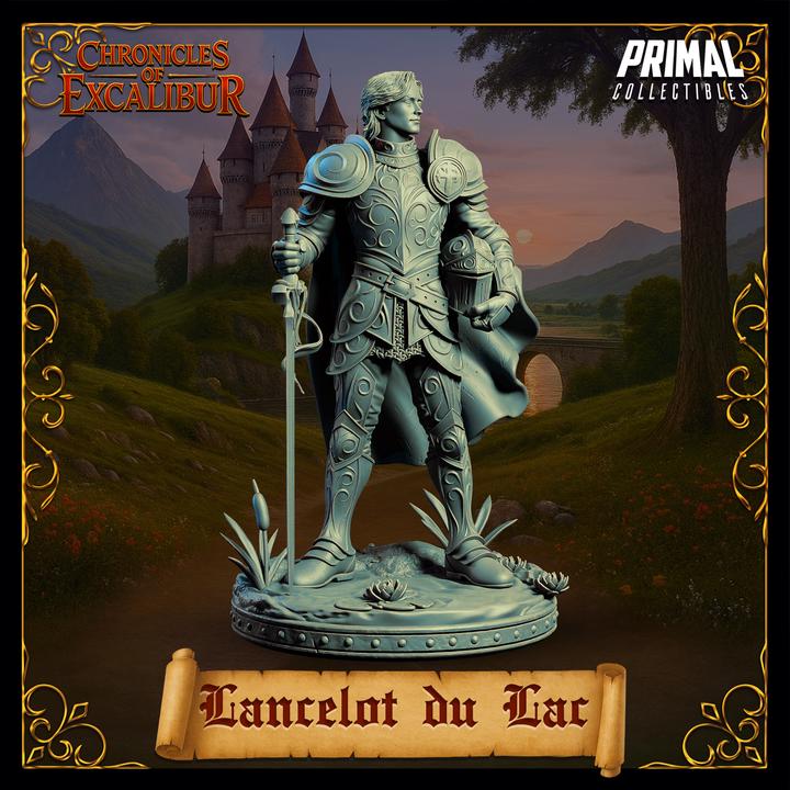 Lancelot du Lac - Chronicles of Excalibur - Unpainted Miniature