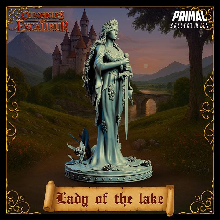 Lady of the Lake - Chronicles of Excalibur - Unpainted Miniature