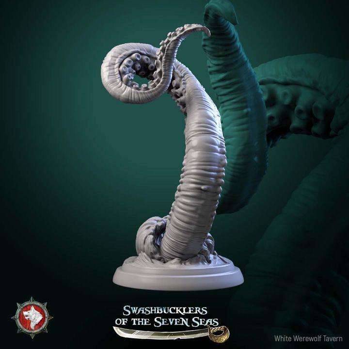 Kraken Tentacles - 32mm Scale - Unpainted Miniature