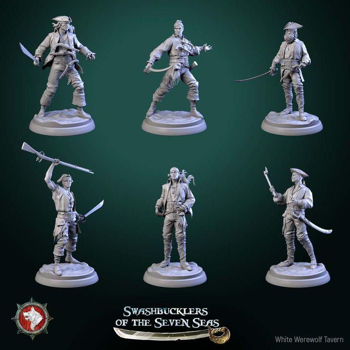 Pirate Deckhands - Unpainted Miniature