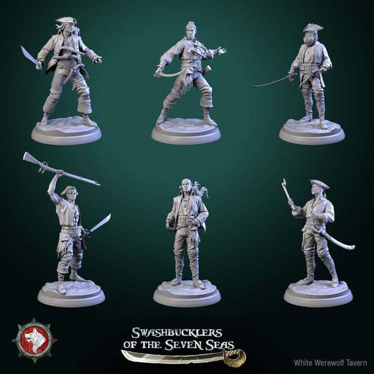 Pirate Deckhands - Unpainted Miniature