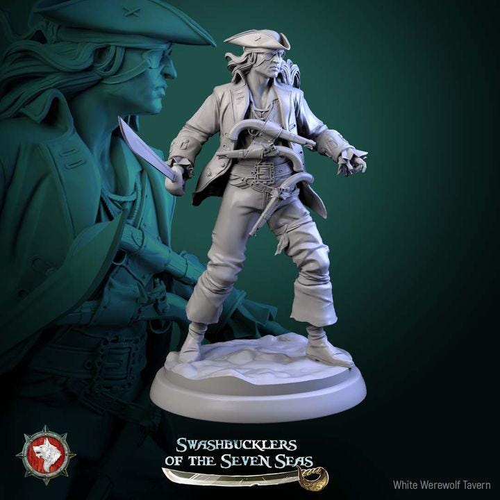 Pirate Deckhands - Unpainted Miniature