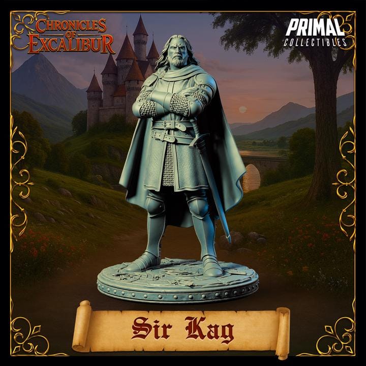 Sir Kay - Chronicles of Excalibur - Unpainted Miniature
