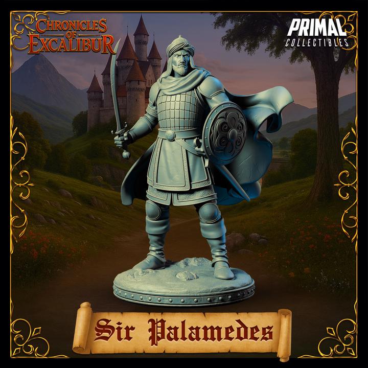 Sir Palamedes - Chronicles of Excalibur - Unpainted Miniature