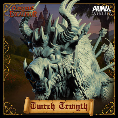 Twrch Trwyth, Wild Boar - Chronicles of Excalibur - Unpainted Miniature