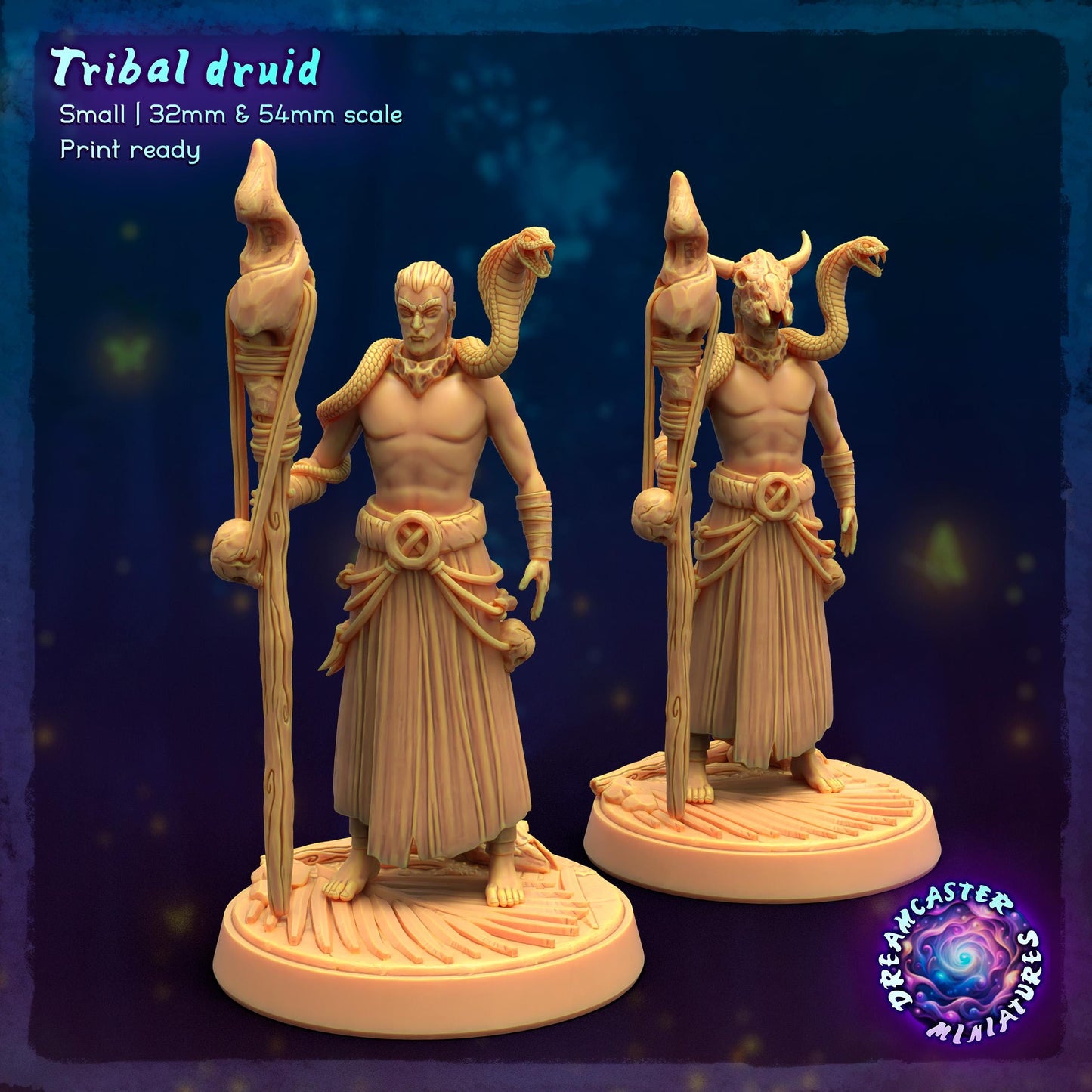 Tribal Warriors - 32mm Scale - Unpainted Miniature