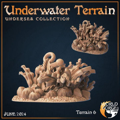 Underwater Terrain - Unpainted Miniature