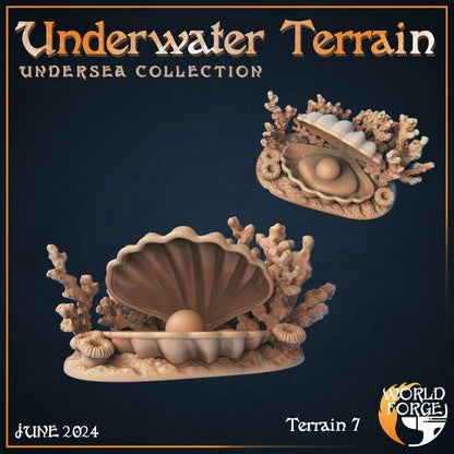 Underwater Terrain - Unpainted Miniature
